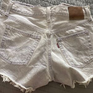 Levi's 501 Women's Lavender Jean Shorts